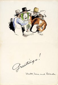 1931 年圣诞祝福 作者 沃尔特·库恩