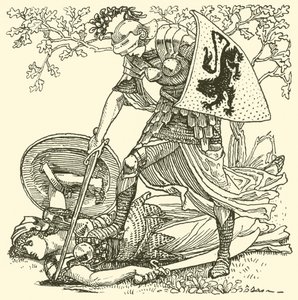 来自斯宾塞的《仙后》（版画）