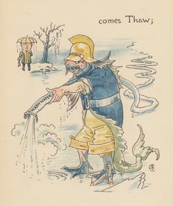 沃尔特-克莱恩为《莱昂内尔传奇》绘制的插图（彩色石版画） 作者 沃尔特（后）起重机