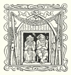 渔夫和他的妻子（雕版画