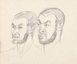 两幅肖像画 作者 沃尔特·巴维格