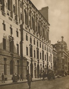 伦敦街（Moorgate Street）的新伦敦建筑代表，c1935年。