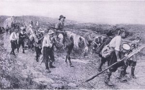 在Sedgemoor之后，1915年英国陆地和海上战役的插图 作者 沃尔特克兰