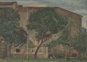 意大利农舍，1871-3。 作者 沃尔特克兰
