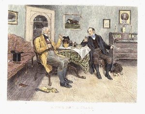 一个烟斗和一个杯子，1896年出版（水印版） 作者 沃尔特·丹迪（后）萨德勒