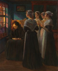 小夜曲》，约1890年。 作者 沃尔特菲尔