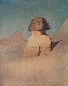 狮身人面像，月光下，c1905，1912年