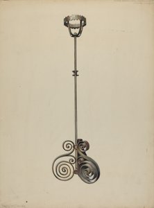 香炉的支架，约1938年。 作者 沃尔特·霍赫斯特拉瑟