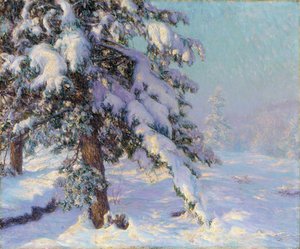 积雪（布面油画）