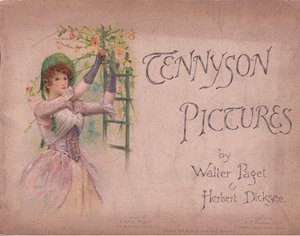 封面设计（五月女王），插图来自 E P Dutton & Co 出版的 Tennyson Pictures，c.1900（彩色石版画） 作者 沃尔特·佩吉特