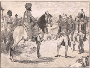 Baillie投降到Hyder Ali AD1780 作者 Walter Paget