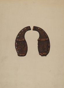 牛鞋，约1936年。