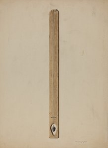 铅垂线和木板，1939年。