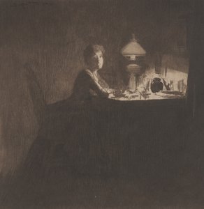 代理经理D&39;Oyly Carte夫人，1884年 作者 沃尔特·理查德·西克特