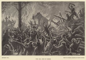 堪萨斯内战（石版画）