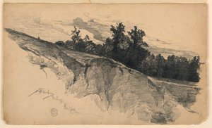 纽约黑斯廷斯景观 作者 沃尔特·斯劳（Walter Shirlaw）