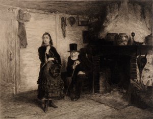 训斥 作者 沃尔特·斯劳（Walter Shirlaw）