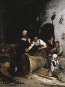 铃铛乐队（Toning the Bell），1874年 作者 沃尔特·斯劳（Walter Shirlaw）