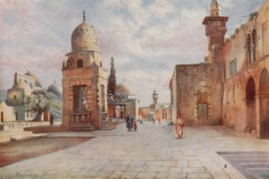 耶路撒冷：Kait Bey的圆顶，Haram-el-Shereef 作者 沃尔特·斯潘塞·斯坦霍普·特惠特
