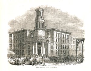 目前的煤炭交易所，阿尔伯特亲王1849年在泰晤士街1878年开业