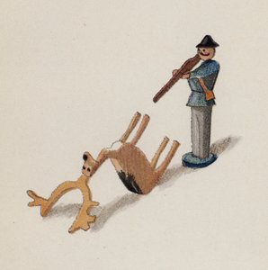 沃尔特-特里尔绘制的旧玩具（彩色石版画） 作者 沃尔特·特里尔