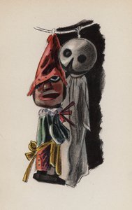 沃尔特-特里尔绘制的旧玩具（彩色石版画） 作者 沃尔特·特里尔