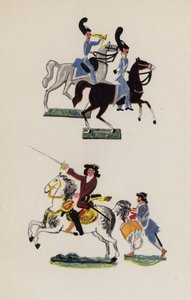 沃尔特-特里尔绘制的旧玩具（彩色石版画）