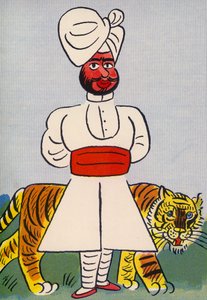沃尔特-特里尔的疯狂服装：印度（彩色石版印刷）