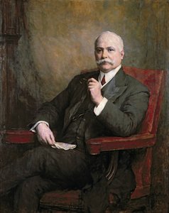 Edward Hopkinson Holden爵士的肖像（1848-1919）1911年的第一个男爵