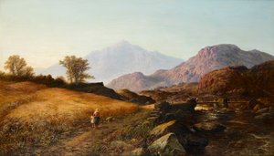 收获时间是1874年北威尔士的Lleder河