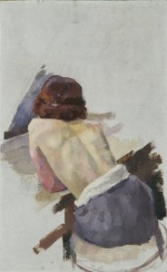 女性裸背