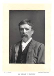 George Du Maurier，英国作家和艺术家，约1895年。