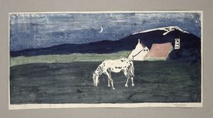 黄昏黄昏，1904年。 作者 瓦西里·康定斯基