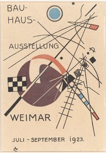 包豪斯展览，1923年。 作者 瓦西里·康定斯基