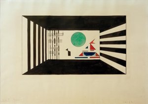 展览图片，图片二：侏儒 作者 瓦西里·康定斯基