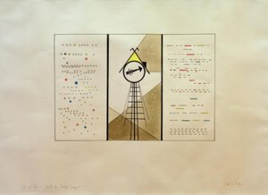 展览图片，图片十五：巴巴贾加的小屋 作者 瓦西里·康定斯基