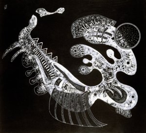 黑白，二十世纪 作者 瓦西里·康定斯基