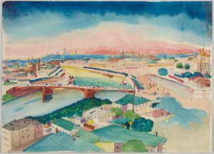 莫斯科景色 作者 瓦西里·康定斯基