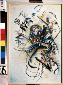 "瓦西里-康定斯基（或 Wassily Kandinski 或 Kandinskij）的绘画作品 "构图 作者 瓦西里·康定斯基