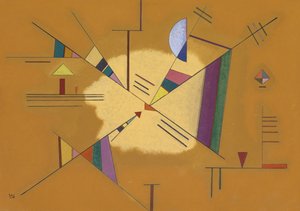 对角线，1930年 作者 瓦西里·康定斯基