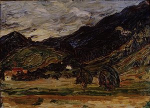 风景，1918年 作者 瓦西里·康定斯基