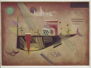 喜怒无常。 1930年 作者 瓦西里·康定斯基