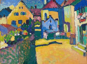 Murnau - Grüngasse 作者 瓦西里·康定斯基