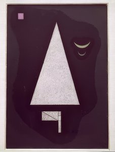 尖白色。 1930年 作者 瓦西里·康定斯基