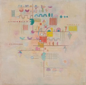 Zarter Aufstieg（优美的攀登）。 1934年 作者 瓦西里·康定斯基