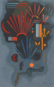 Zunehmen，1933年（油，蛋蛋彩画和纸上墨水）