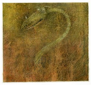 走出火焰，2000 年（混合媒介） 作者 韦恩·安德森