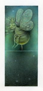 女王蜂》，2003 年（艺术板上的混合媒介）