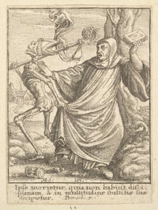 1651年，来自死亡之舞的方丈。 作者 瓦茨劳斯·霍拉尔