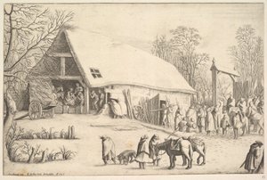 1646年，奥古斯丁·布劳恩（Augustin Braun）奉行国王的崇拜。 作者 瓦茨劳斯·霍拉尔